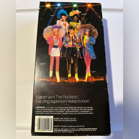 NEVER OPENED Barbie Rockers Dana Doll - Picture 3 of 3